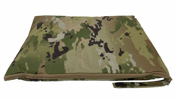 OCP Military Style Poncho Multi Use Rip Stop Camouflage Rain Poncho - w/Carry Bag New