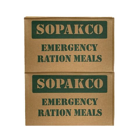 SOPAKCO MRE Emergency Ration Meals Low Sodium 2 - Pack