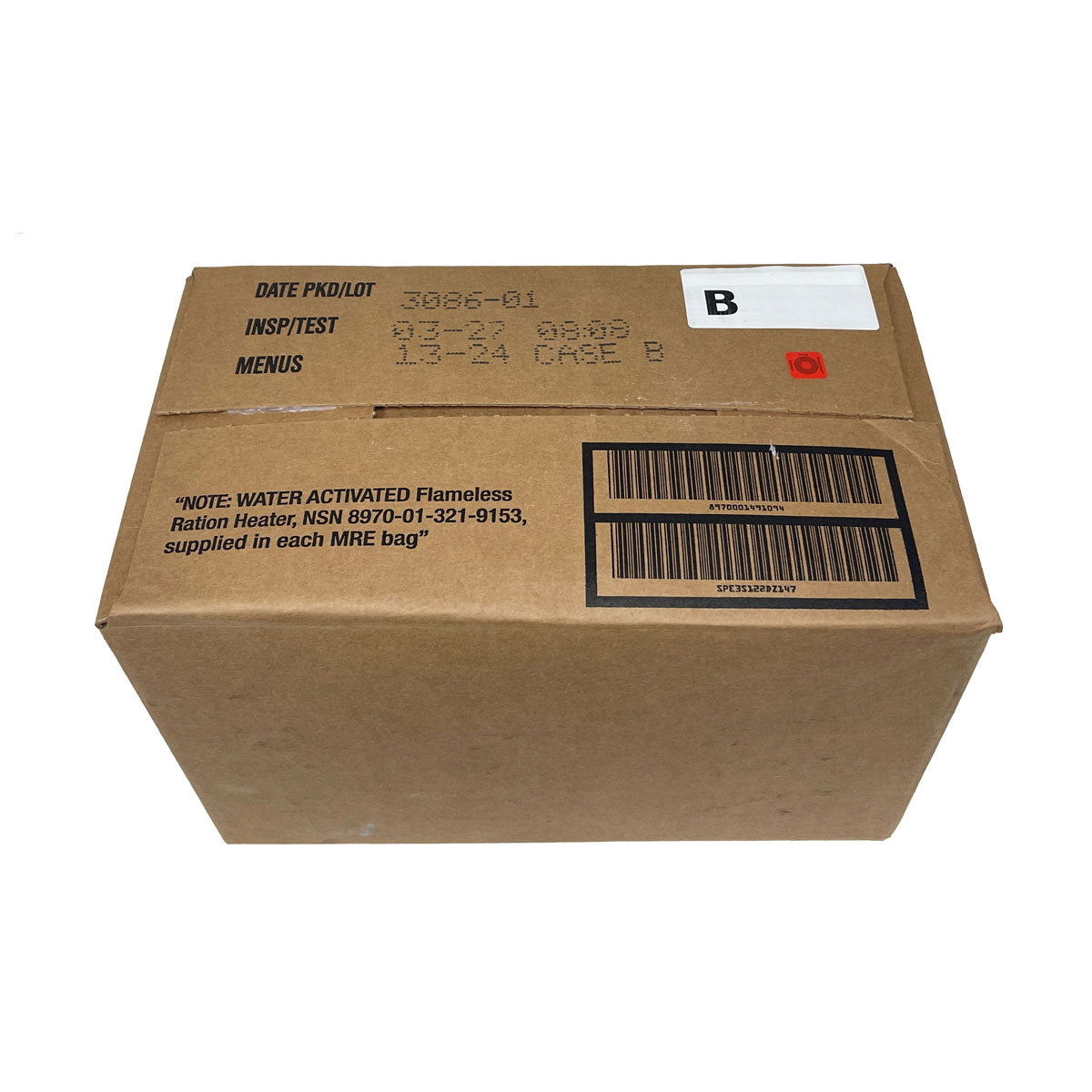 MILITARY - 米軍　MRE Cレーション  CASE B  送料無料 2027 MILITARY MRE B Case | INSPECTION 2026 OR NEWER | Ozark