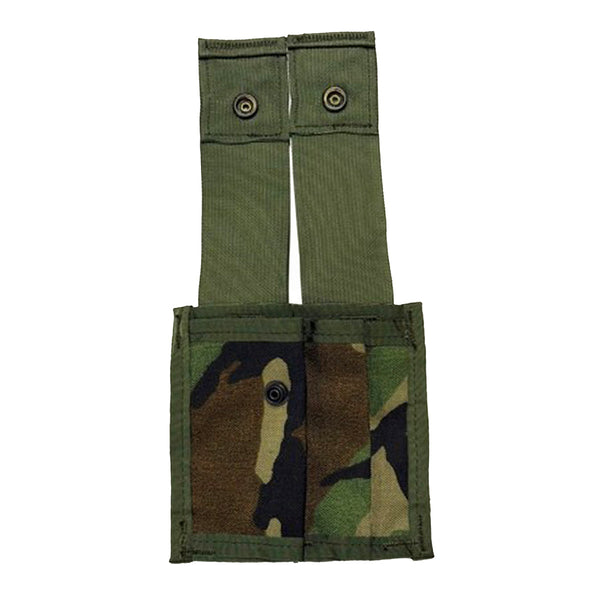 USGI MOLLE II Double 40mm Pyrotechnic Pouch Woodland M81 BDU