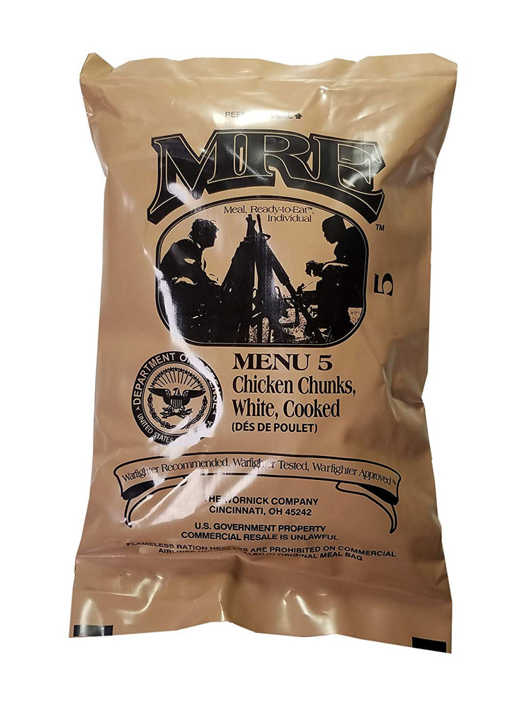 Single Military MRE 2027 | Genuine US Military Mres | Ozark Outdoorz
