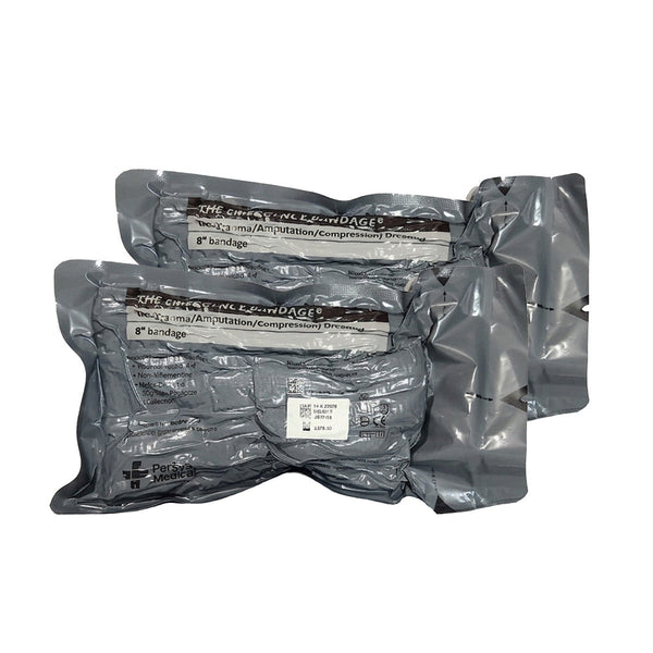 8" CWG Israeli Bandage with 12x12 Pad - New TAC Dressing (Trauma Amputation Compression)