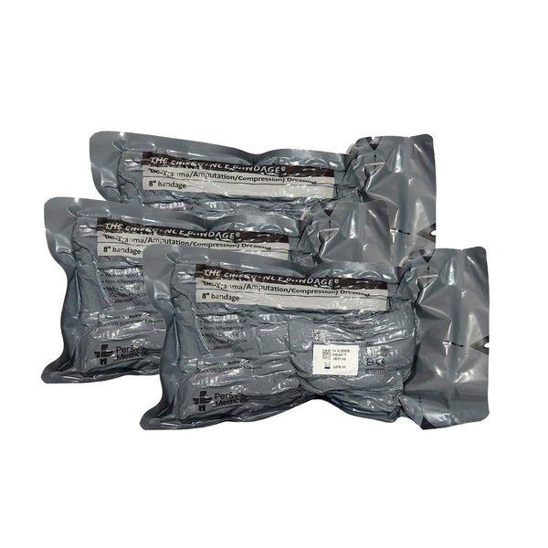 8" CWG Israeli Bandage with 12x12 Pad - New TAC Dressing (Trauma Amputation Compression)