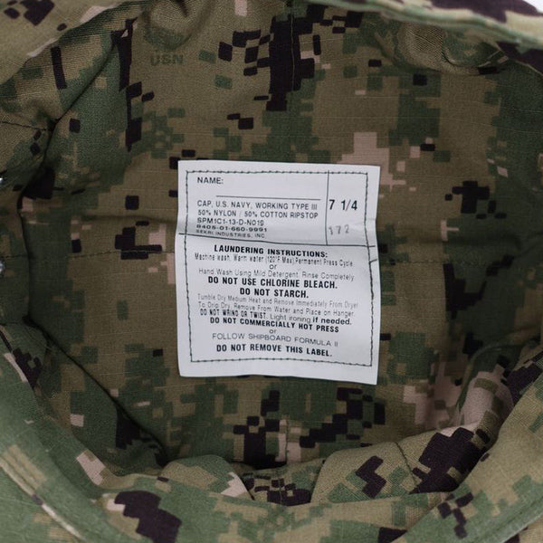 USGI US Navy NWU Type III 8-Point Utility Cap w/ ACE