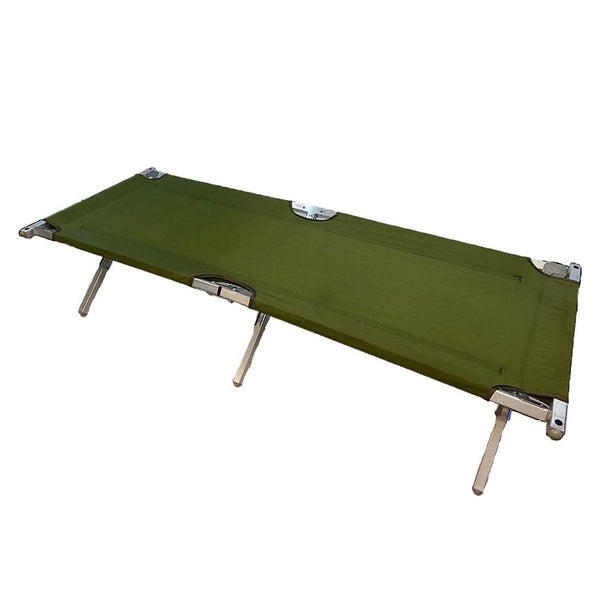 USGI Military Folding Cot. US genuine issue military tri-folding cot