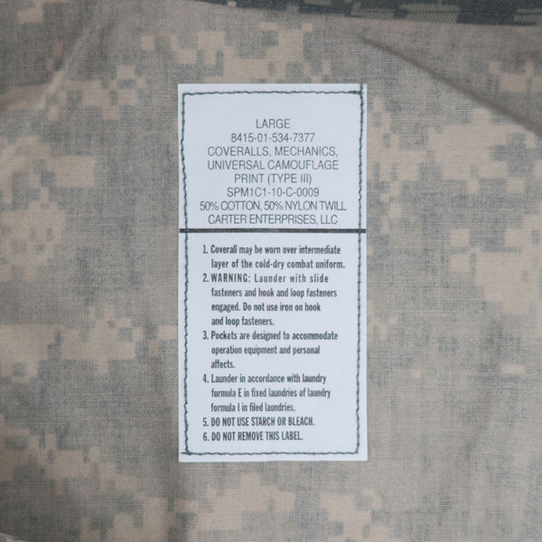 Genuine U.S. Military Utility Coveralls ACU