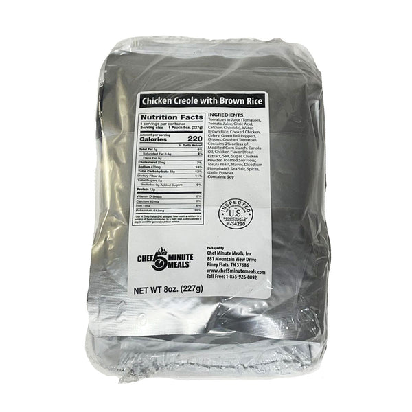  1 CASE OF 5 MINUTE CHEF MEAL