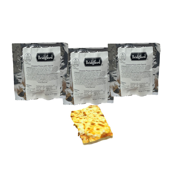 Cheese Pizza Slice - MRE Meals Ready to Eat 3 pack