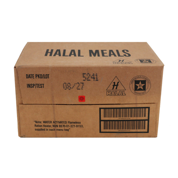 Meal, Religious, Ready-To-Eat (MRE) Halal Ration. Religious, Ready-To-Eat