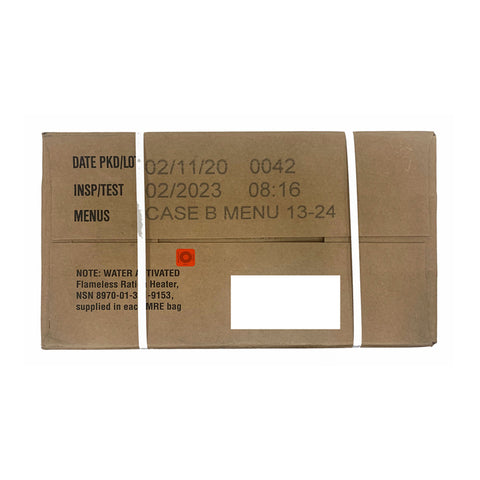 2023 Military MRE B Case - INSPECTION DATE FEB 2023 OR NEWER
