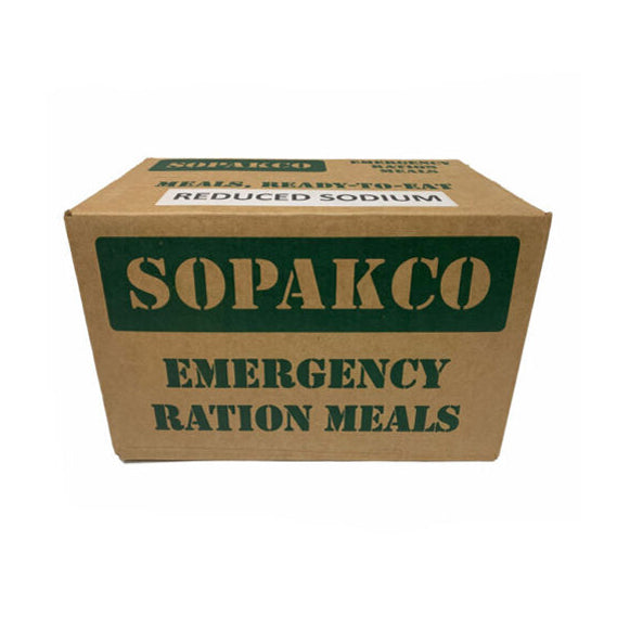 SOPAKCO MRE Emergency Ration Meals Low Sodium 