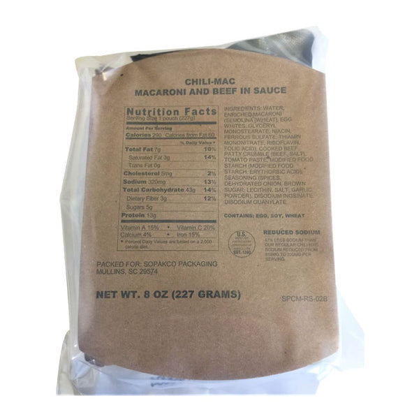 SOPAKCO MRE Emergency Ration Meals