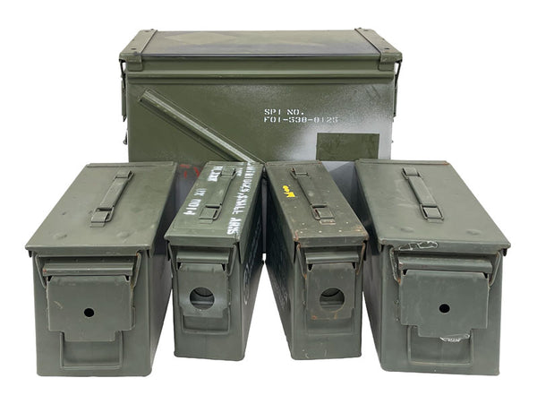 Ammo Can "5 Pack" (2) 30 Cal, (2) 50 Cal, (1) 30mm 592 Grade 2