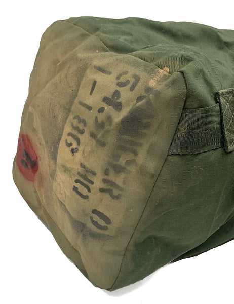 USA Made Army Military Duffle Bag Sea Bag OD Green Top Load Used Good