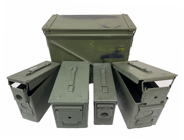Ammo Can "5 Pack" (2) 30 Cal, (2) 50 Cal, (1) 30mm 592 Grade 1