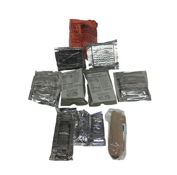 MRE Meals Ready to Eat Humanitarian Daily Ration Contents