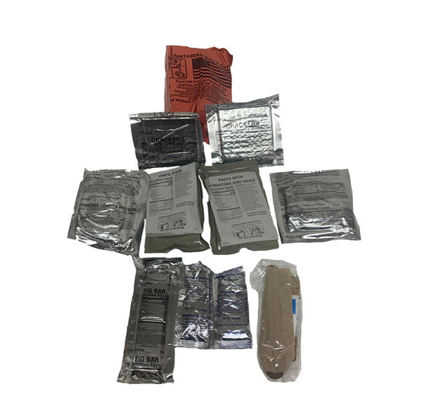 MRE Meals Ready to Eat Humanitarian Daily Rations Contents