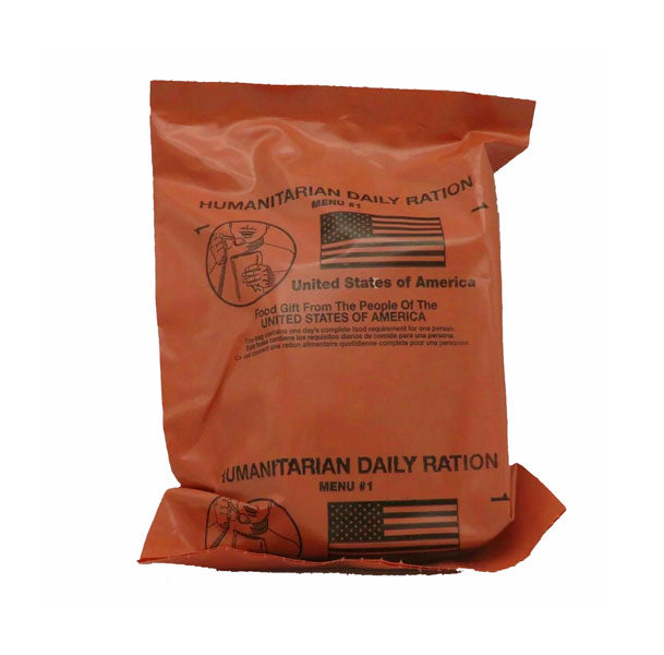 Modern Day Rations MRE Meals Ready to Eat Humanitarian Daily Rations | Ozark Outdoorz