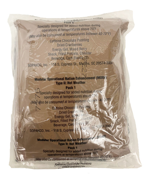 MORE (Modular Operational Ration Enhancement) Meals cold weather pack 1