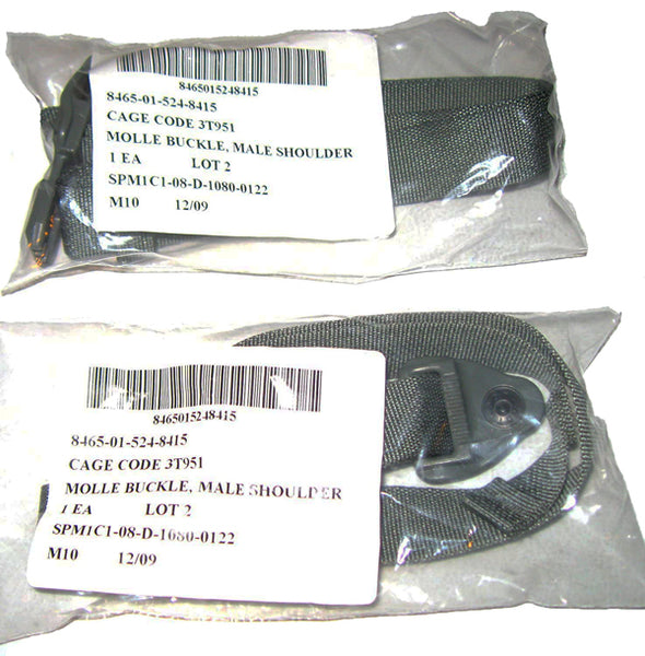 ACU Molle Main & Assault Pack Lower Quick Release Straps with Male Buckle