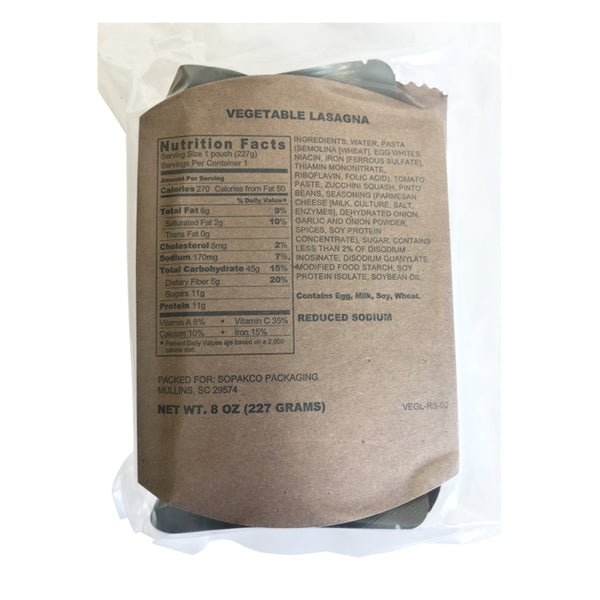 SOPAKCO MRE Emergency Ration Meals