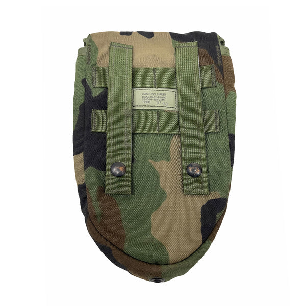 MOLLE II E-Tool Entrenching Tool Carrier Woodland Camo