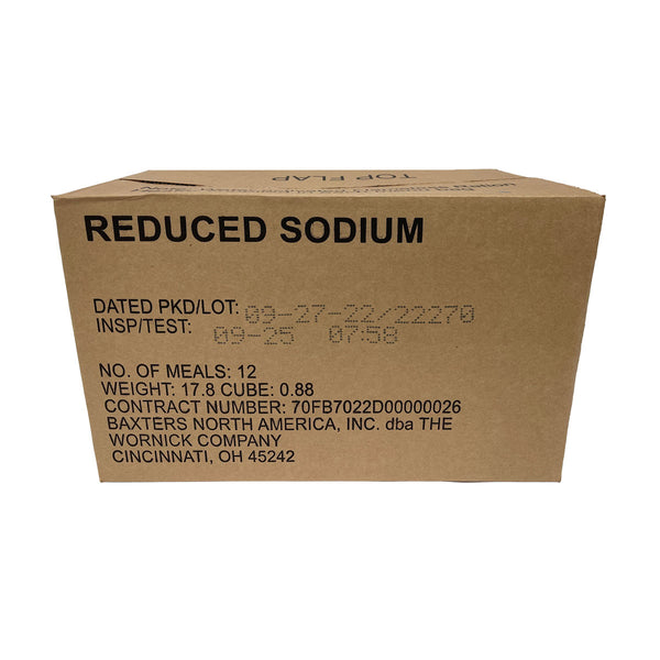 Wornick MRE Food Rations Reduced Sodium